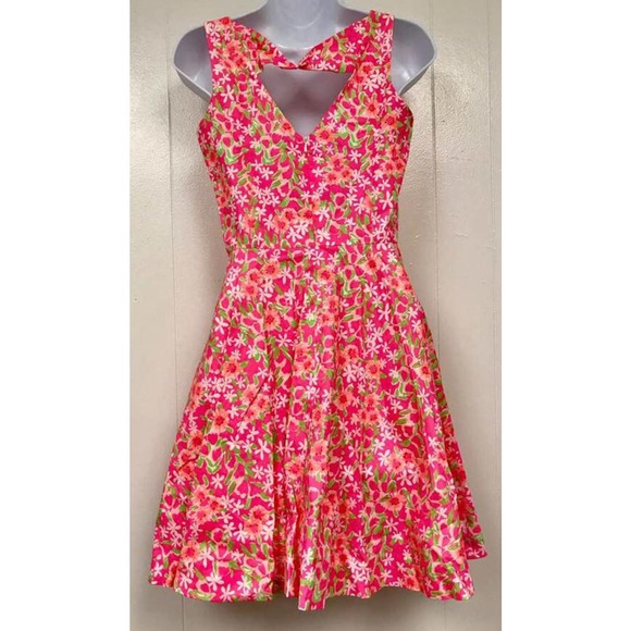 Lilly Pulitzer Floral Print Dress 0 - Picture 6 of 6